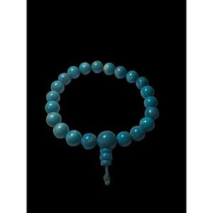 Dyed‎ Howlite Beaded Bracelet – Blue Stone Stretch Bracelet